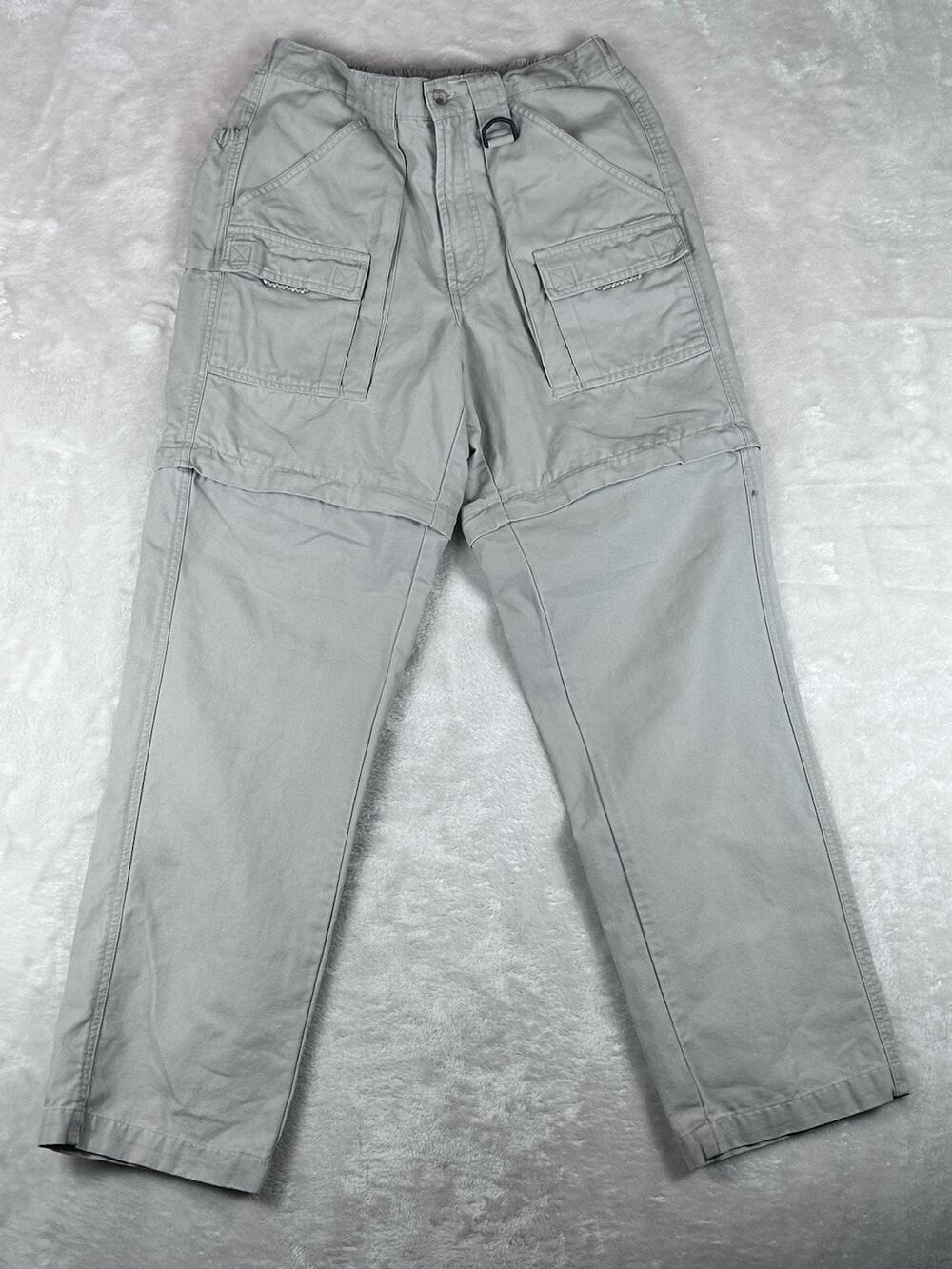 Columbia PFG Convertible Cargo Pants Mens Small Performance Fishing Gear Beige